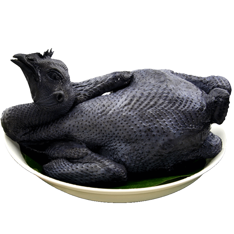 温氏供港乌骨鸡1kgx2只正宗农村土鸡农家谷物喂养走地乌鸡月子汤煲汤 乌骨鸡 1kg（两只）