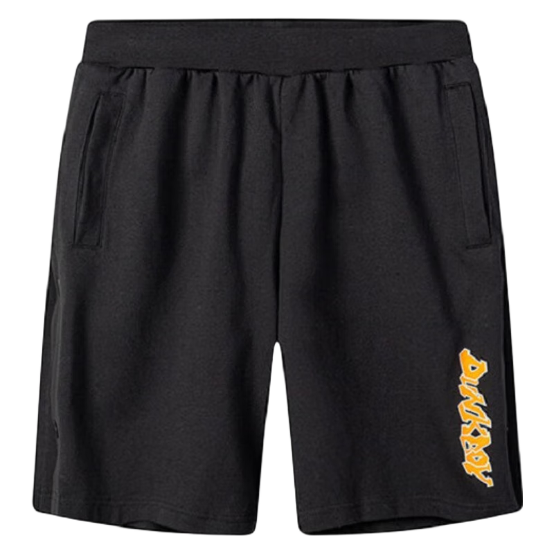 361°男童休閑針織五分褲寬松2023夏季新款兒童休閑褲學(xué)生運(yùn)動(dòng)短褲 經(jīng)典黑 130