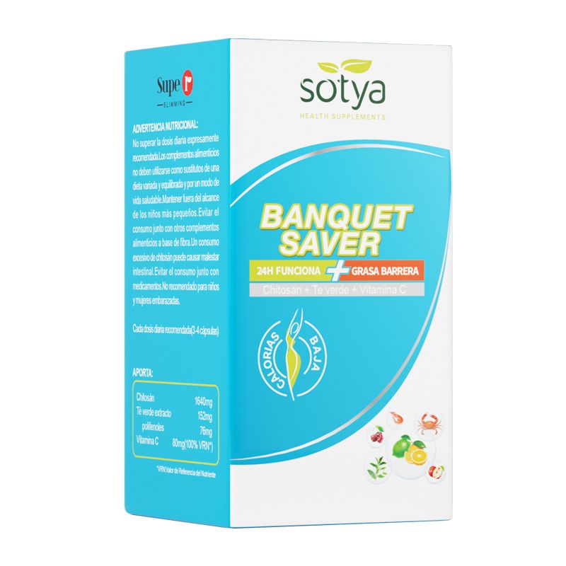 食芳溢西班牙sotya萃取壳聚糖绿茶多酚吸油丸 60粒/瓶 1瓶