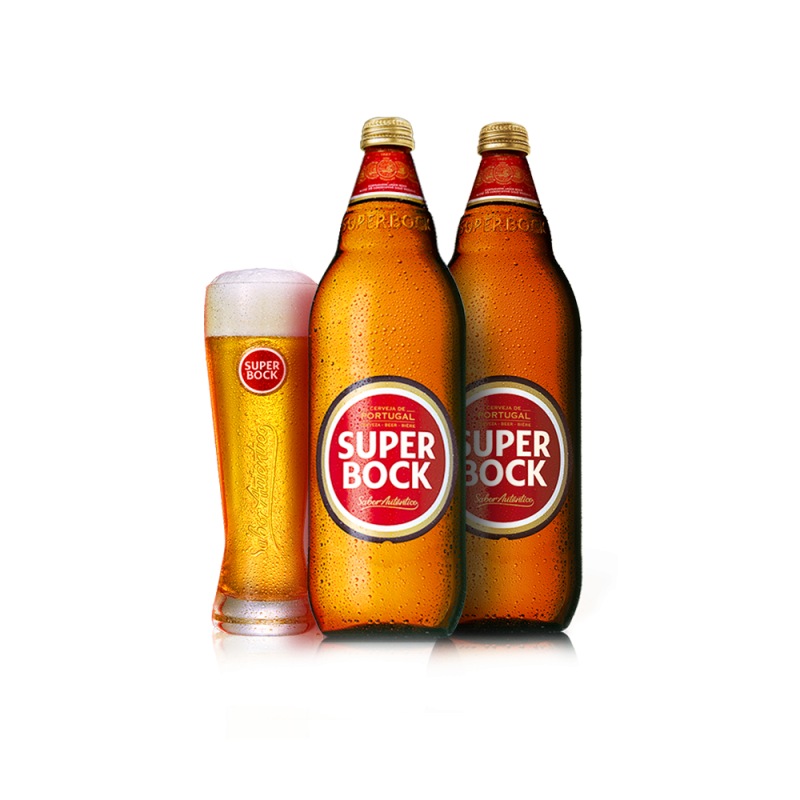 波克啤酒 1l*2瓶波克superbock葡萄牙进口精酿大瓶啤酒桶装 啤酒整箱