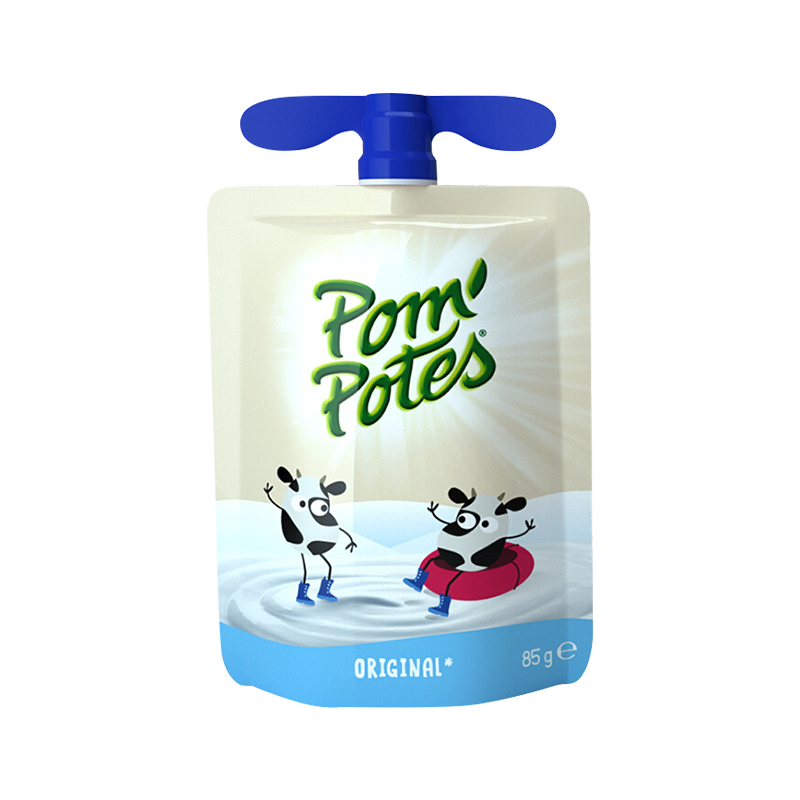 法优乐儿童酸奶法国进口宝宝零食常温风味发酵吸吸乐酸奶 蓝莓口味85g*1盒4袋装