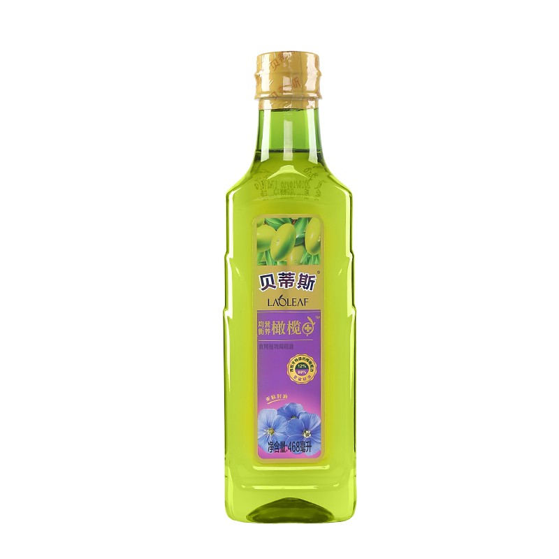贝蒂斯betis亚麻籽橄榄调和油食用油468ml含12特级初榨橄榄