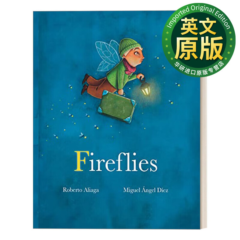 fireflies 英文版 萤火虫 4-8岁儿童精装动物故事文学绘本 名家miguel