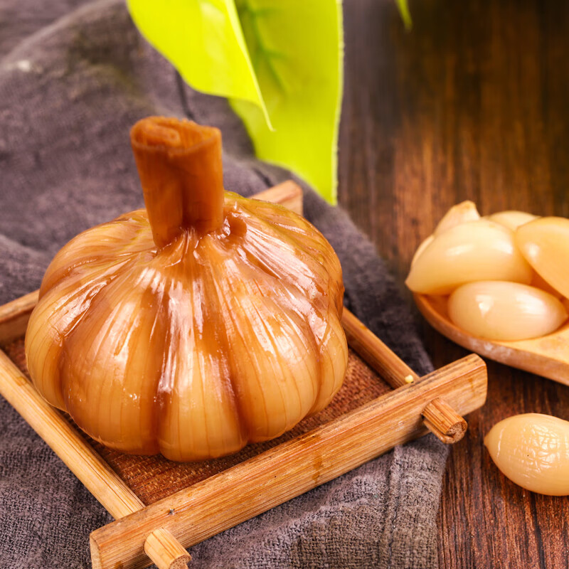 壹得利东北老式糖蒜糖醋蒜头即食大蒜农家自制酱油糖醋蒜腌下饭解馋