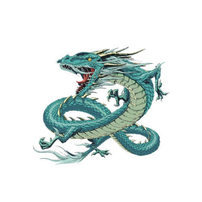 适用于四大神兽车贴个性图腾青龙白虎车身贴纸国潮遮挡划痕汽车装饰