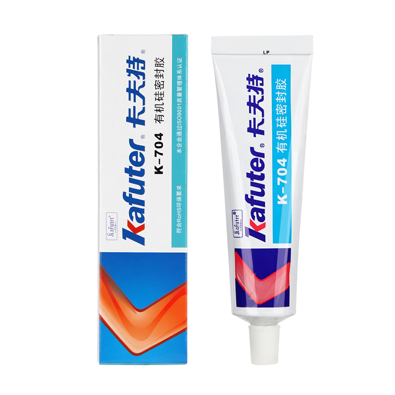 ������(kafuter) K-704 �л����ܷ⽺ ��ҵ�׽�rtv�轺͸�������ܷ��Ե ��ɫ 45g/֧