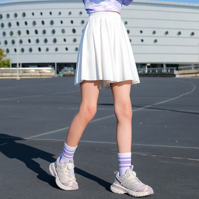 绿野客儿童速干短裤女女童裤子夏季裤裙外穿冰丝短裤儿童速干运动裤