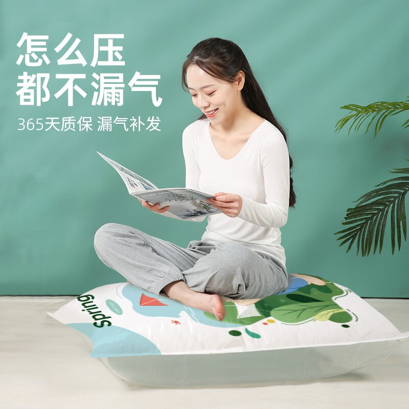佛斯德真空压缩收纳袋被子衣服衣物整理电泵抽空气羽绒服棉被打包装袋子 电泵7件【2小+2大+2特大】+电泵