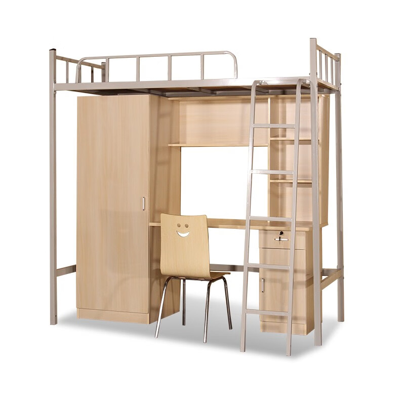 公寓床 上床下桌 上铺下柜 学校 学生宿舍床  员工床 单人公寓床组合