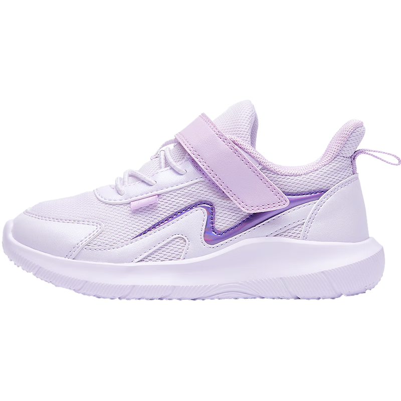 361°儿童小童跑鞋2025春秋女童护脚防滑儿童跑鞋 红 32