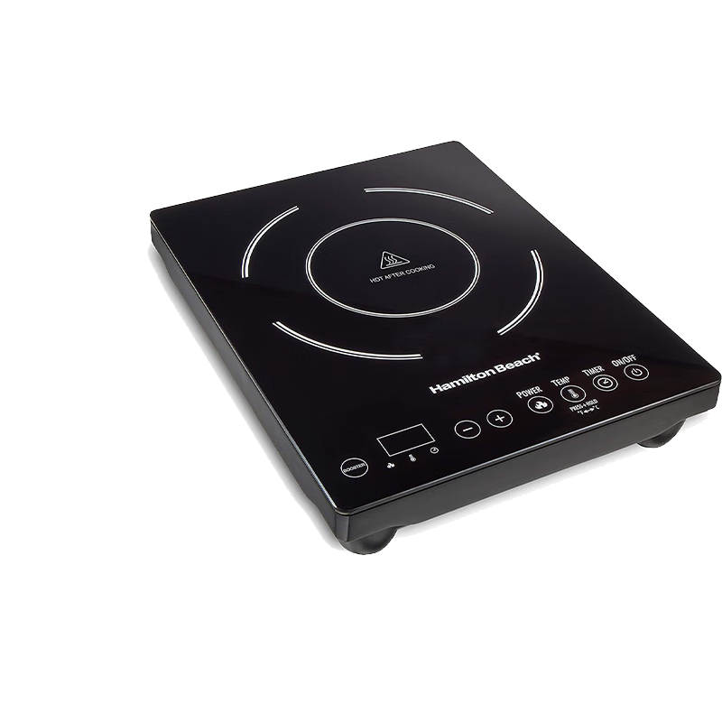 汉美驰(hamilton beach)便携式单感应炉灶台面燃烧器电磁炉 带快速