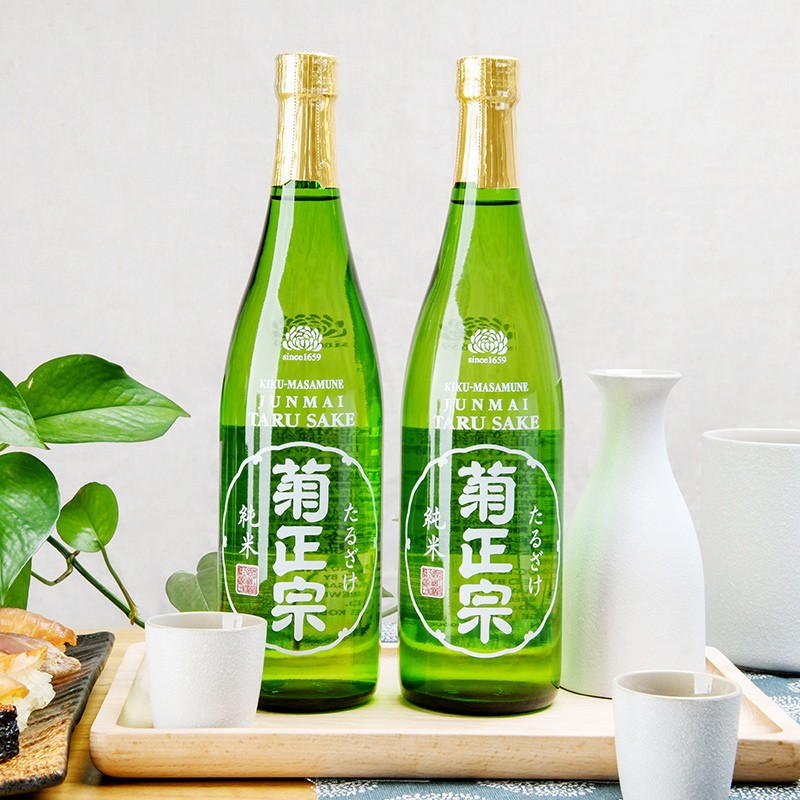 菊正宗纯米清酒樽酒720ml日本原装进口纯米酿造2瓶组合日本酒清酒