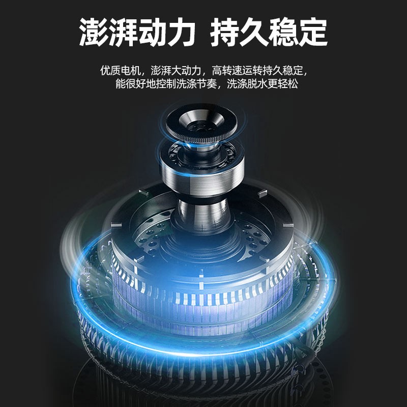 荣事达（Royalstar）全自动波轮洗衣机家用租房节能大容量一键脱水蓝光 4.5KG 小型迷你 节能省水