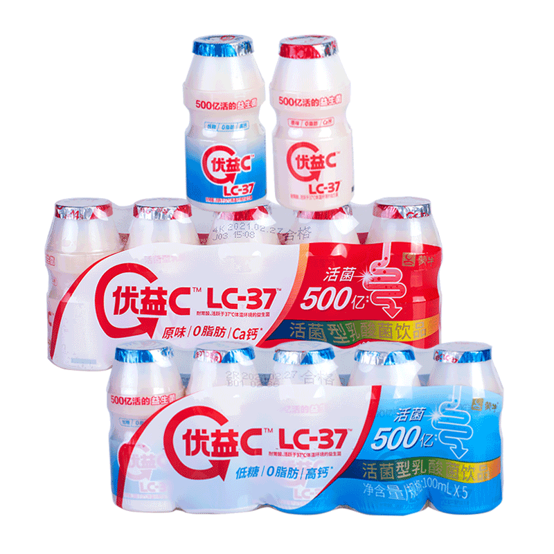 蒙牛(mengniu)蒙牛优益c乳酸菌饮品 100ml活菌型酸奶 原味低糖可选 乳