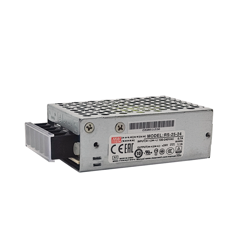 明緯（MEANWELL）開(kāi)關(guān)電源220轉24V12V伏直流RS-25-5V小體積LED燈帶驅動(dòng)轉換變壓器 RS-25-5
