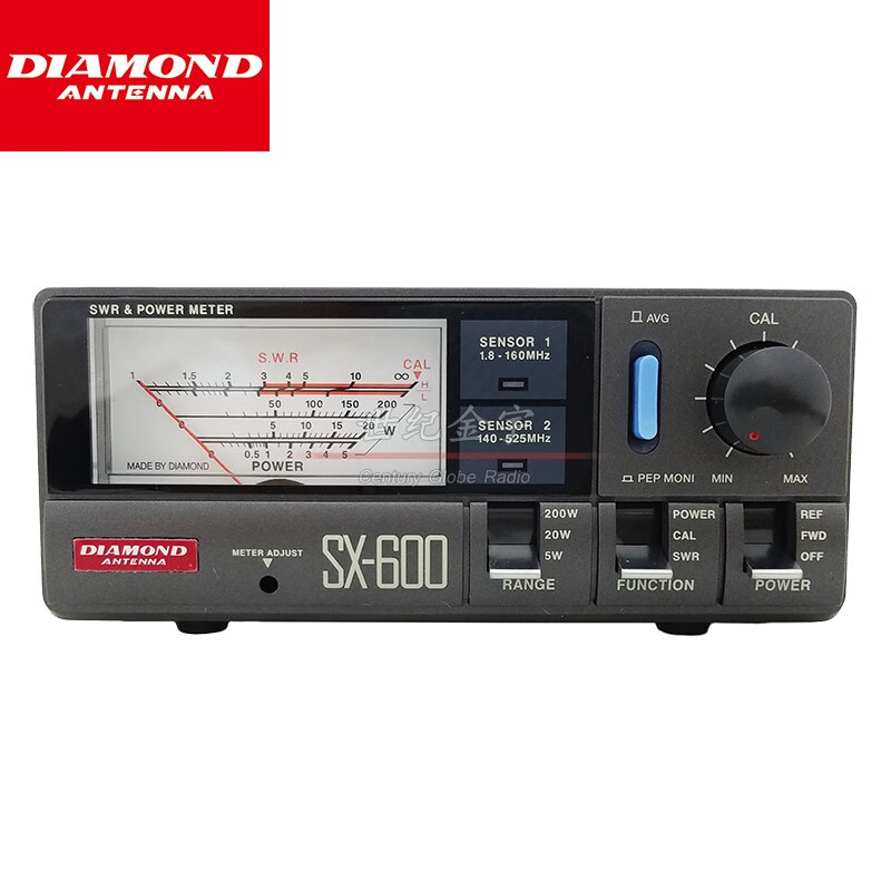 日本钻石天线 sx-600 短波 uv宽频驻波表驻波功率测量表