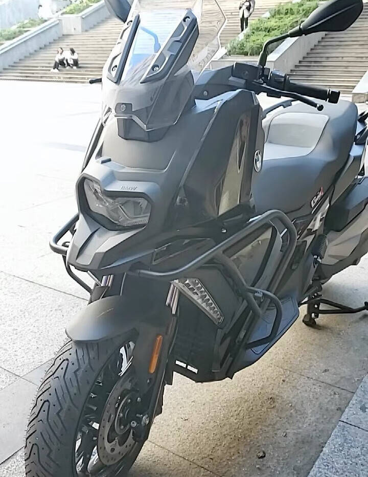 适用于宝马c400gt保险杠护杠 防摔杠 宝马c400x护杠 黑色 c400x(需