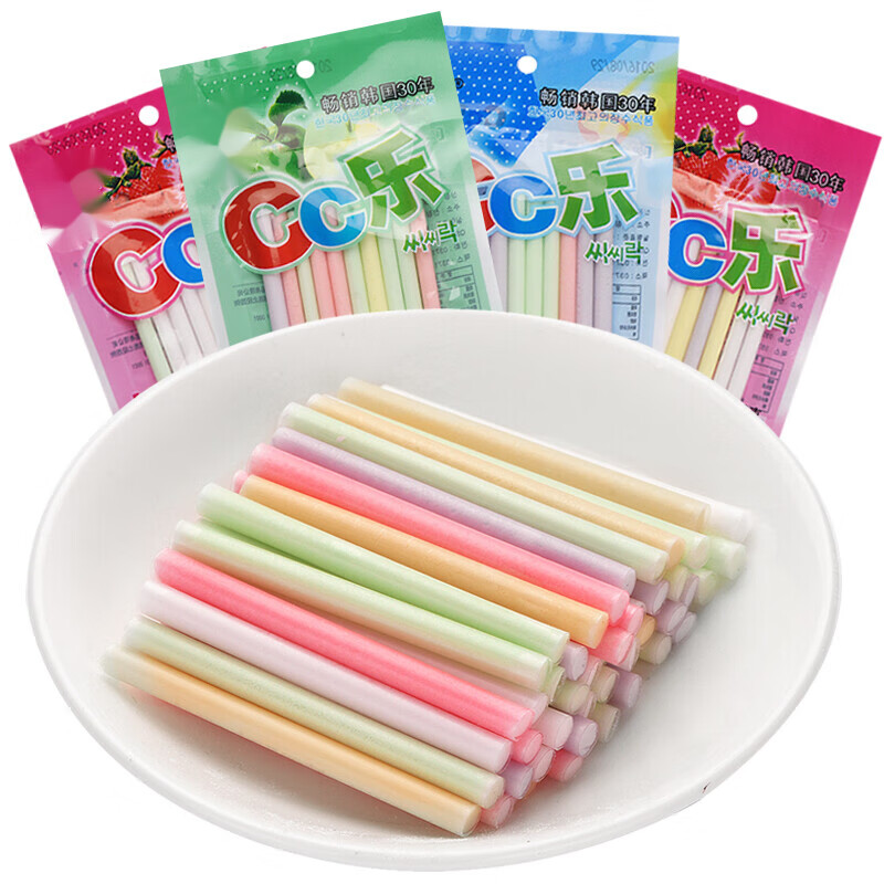 韩星韩星cc乐吸管糖果50包混合味网红吸吸乐棒棒糖儿时怀旧小零食 18