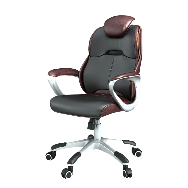 恺霖迪(Kayleen Deer) 电脑椅家用网布椅会议转椅书房椅办公透气椅子 升级款白框灰网(带头枕) 尼龙脚可升降