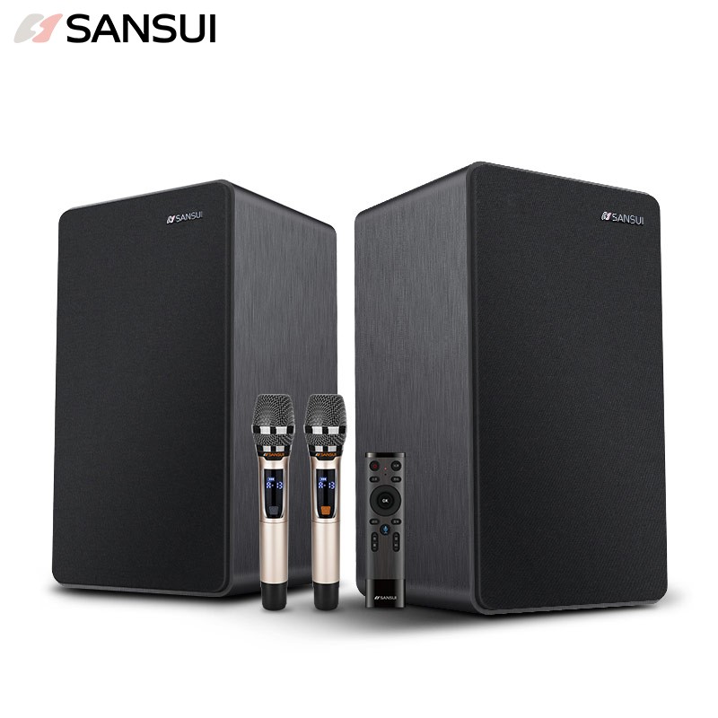 山水 SANSUI H12 语音智能点歌系统家庭ktv音响套装 点歌机一体机 家用蓝牙音箱 客厅卡拉ok唱歌k歌设备