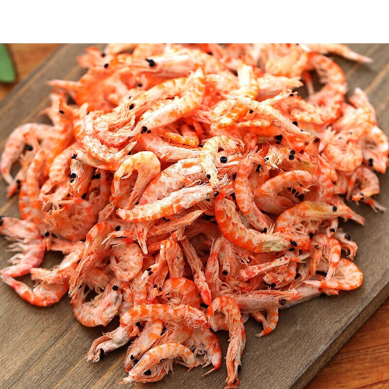 虎钢馋 淡干南极磷虾干虾皮虾米海鲜 非即食干货农产品500g