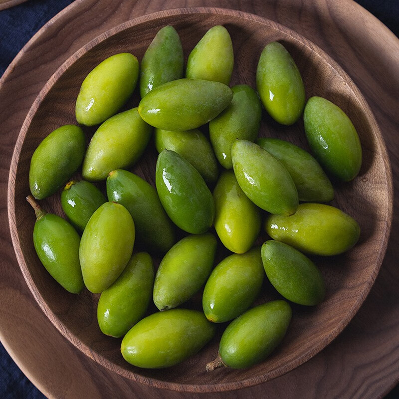 闽臻橄榄闽清新鲜青橄榄果2斤生青果孕妇水果檀香橄榄现摘现发 橄榄