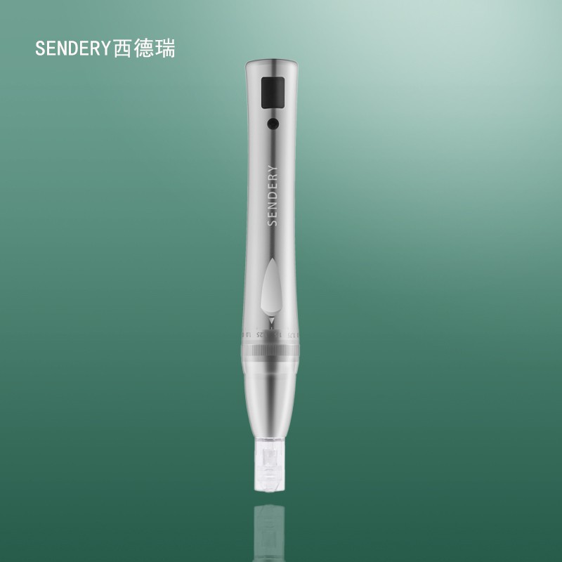 西德瑞SENDERY电动纳米硅晶导入仪家用头皮美妆工具 银色 银色+ 20个微晶头