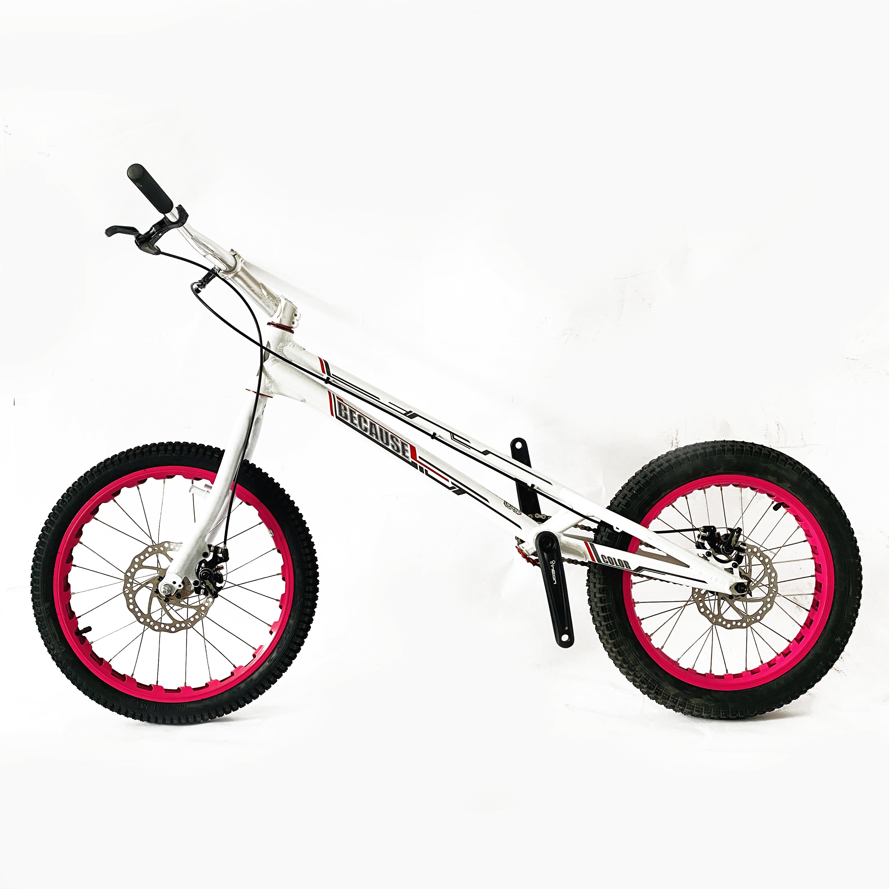 smvp攀爬自行车街攀because -20寸前后碟刹攀爬自行车整车街攀极限特