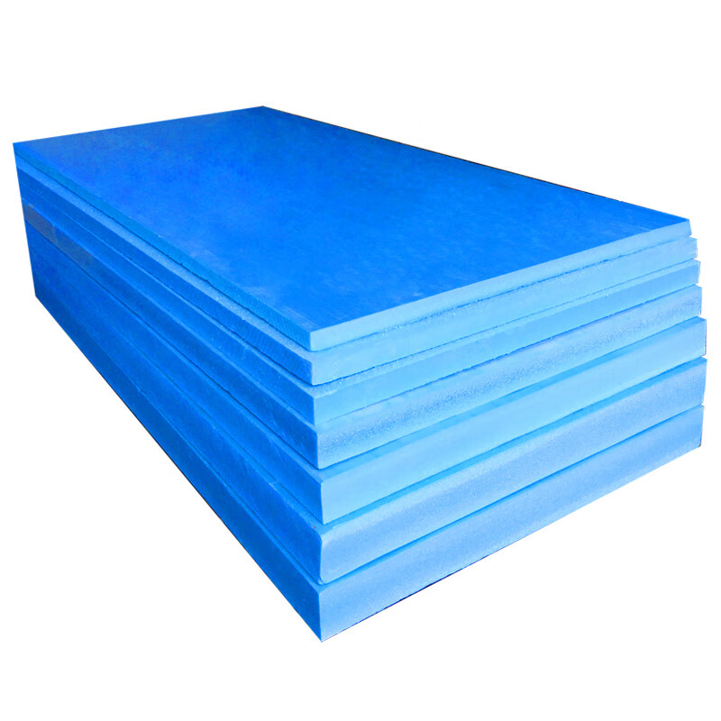 仁聚益定制xps隔热保温阻燃挤塑板外墙屋顶保温板隔热板地暖 7cm蓝色