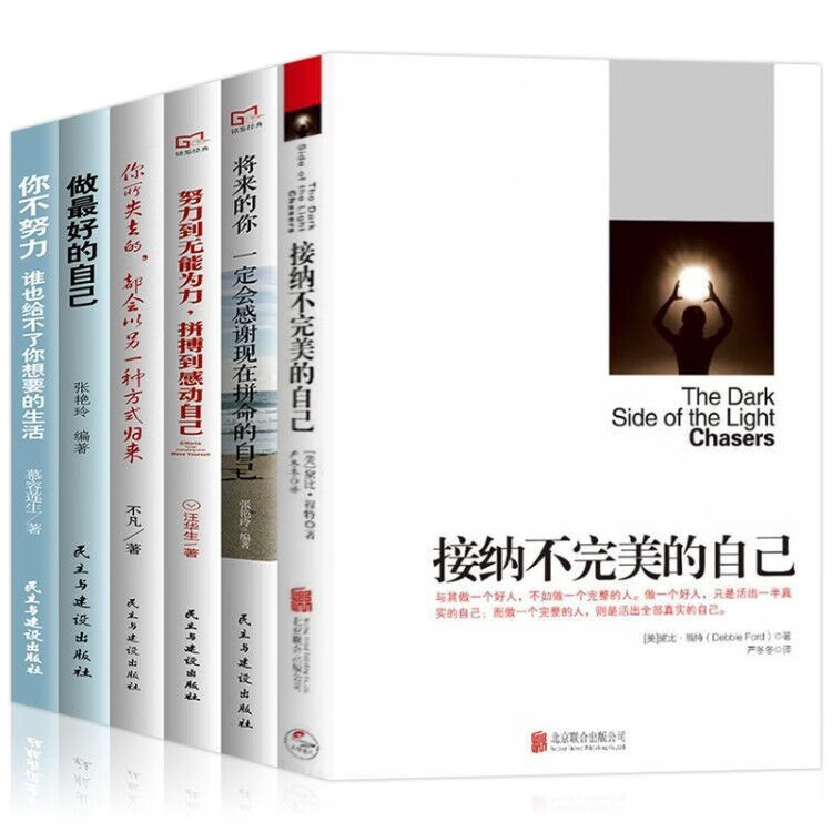 接纳不完美的自己全6册 做的自己将来的你一定会感谢现在拼命的自己你不努力谁也给不了你想要的生活等 生活励志书籍