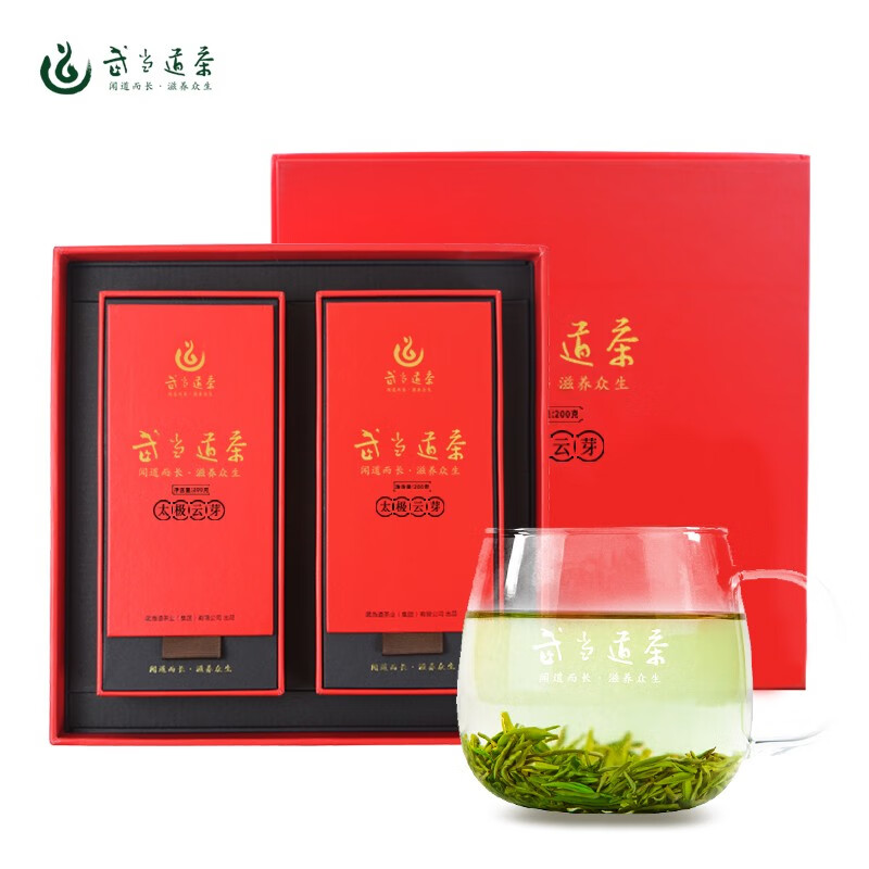 道茶[2022明前新茶上市]特级绿茶明前太极云芽毛尖鲜嫩清香型茶叶