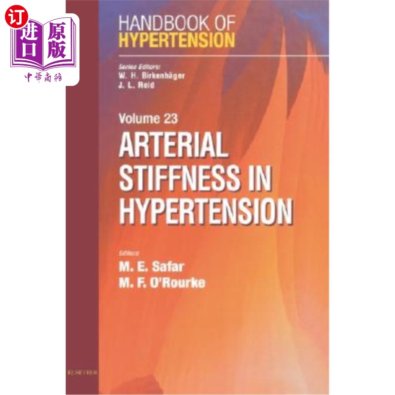 海外直订医药图书arterial stiffness in hypertension: handbook of