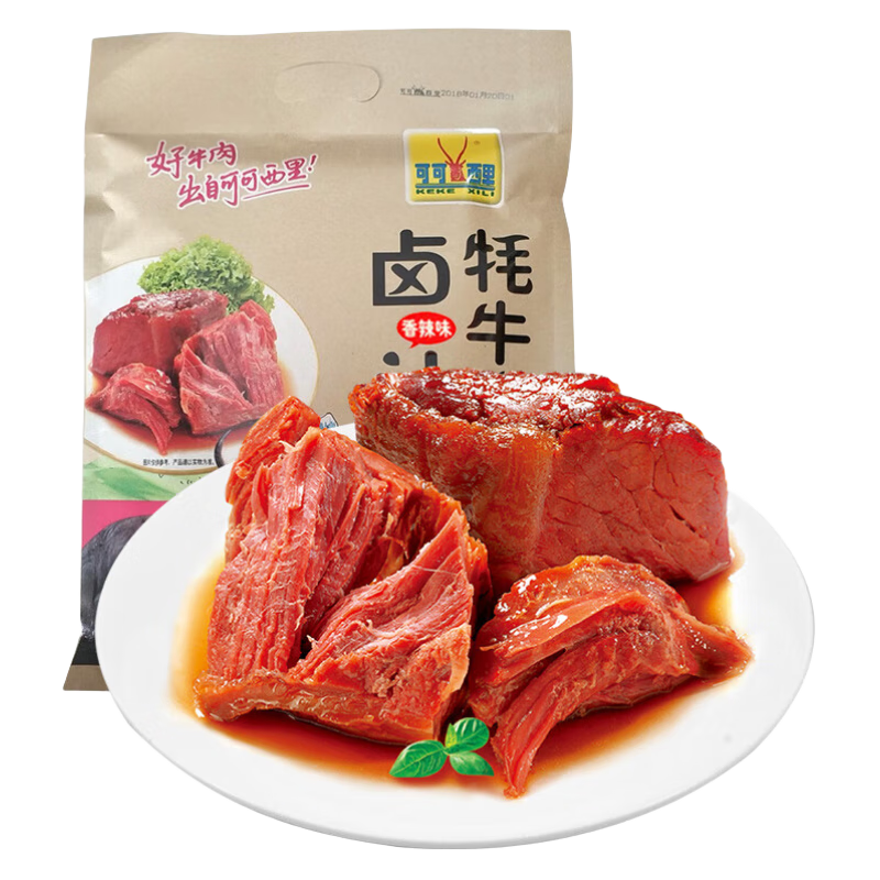 可可西里藏式鹵汁牦牛肉150g青海西藏特產(chǎn)休閑零食老人兒童皆宜 五香 150g*1袋
