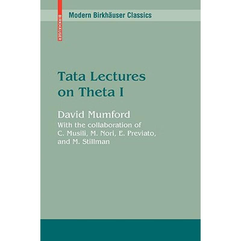 预订 Tata Lectures on Theta I