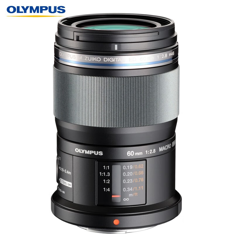 奥林巴斯(OLYMPUS)M.ZUIKO DIGITAL ED 60mm F2.8 Macro微距镜头微单镜头防尘防水溅主图0