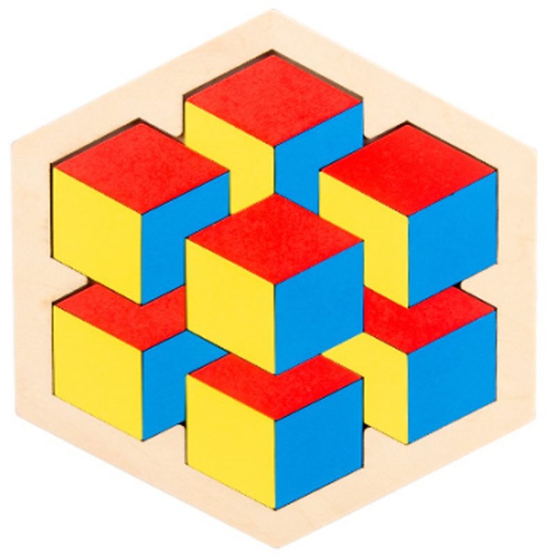 虹昇(hongsheng)儿童3d立体拼图男女孩益智力开发拼图创意玩具拼板