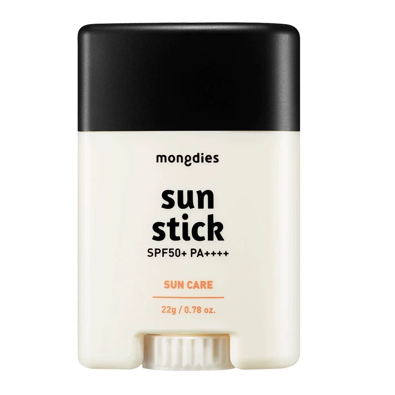MONGDIES梦丽多日3秒防晒棒婴儿童纯物理高倍户外固体防晒霜22gSPF50+防水 【户外游玩首选】防晒棒SPF50+