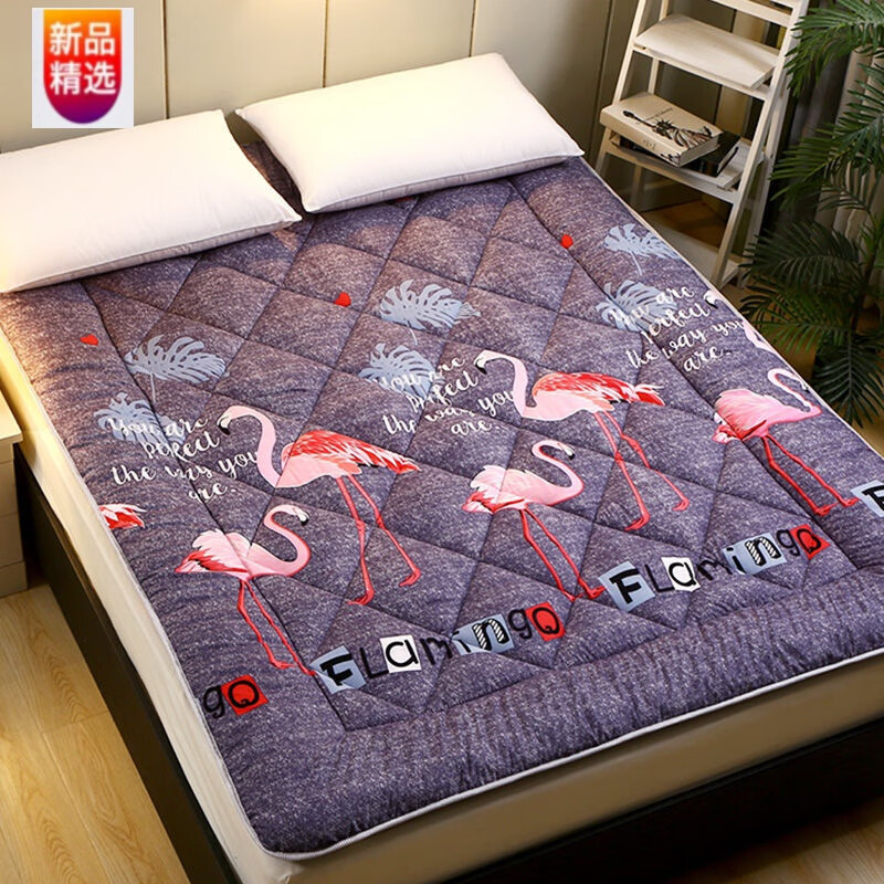 加厚保暖床垫榻榻米可折叠双人床褥子学生宿舍垫被防滑保护床垫子