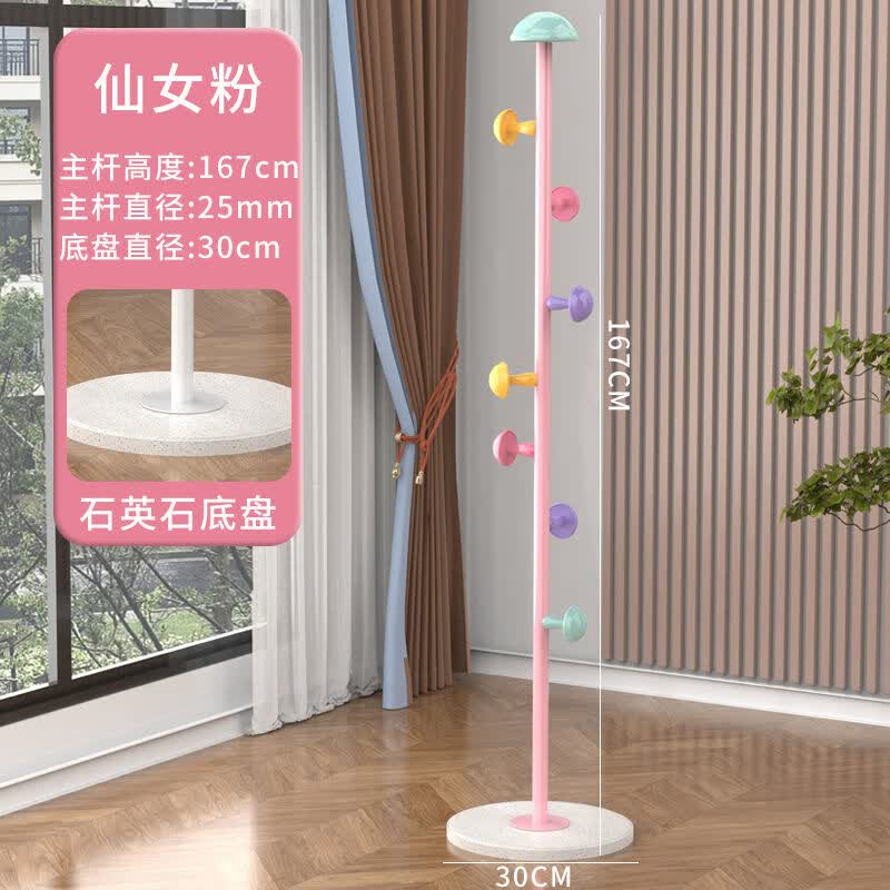 PULATA衣帽架落地卧室挂衣架简约现代立式衣服架子家用客厅挂包架子怎么看?