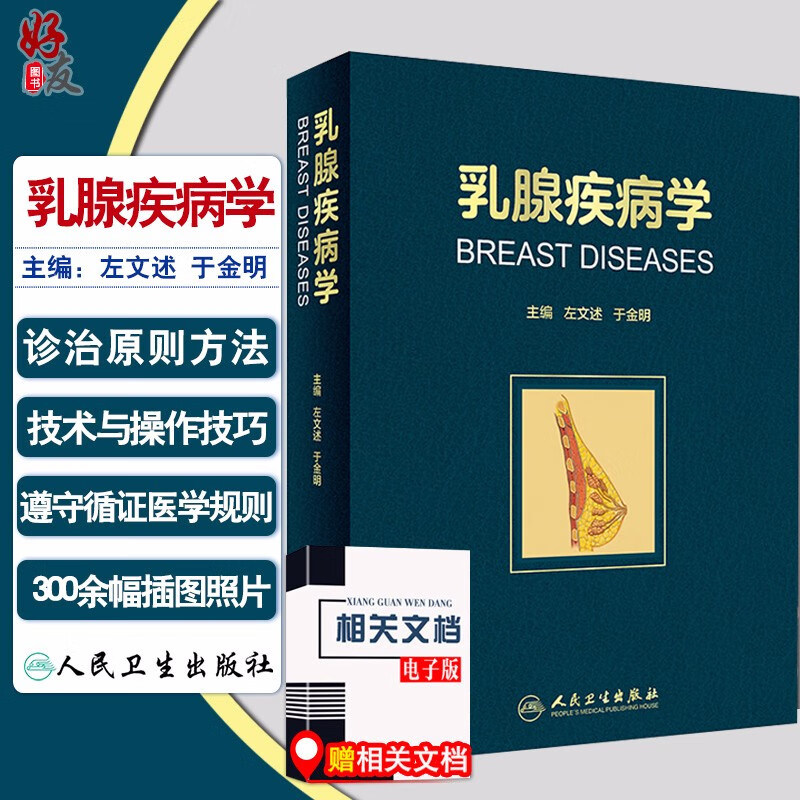 店长推荐 乳腺疾病学 左文述 于金明 主编 妇科学 肿瘤学 人民卫生出版社9787117253192