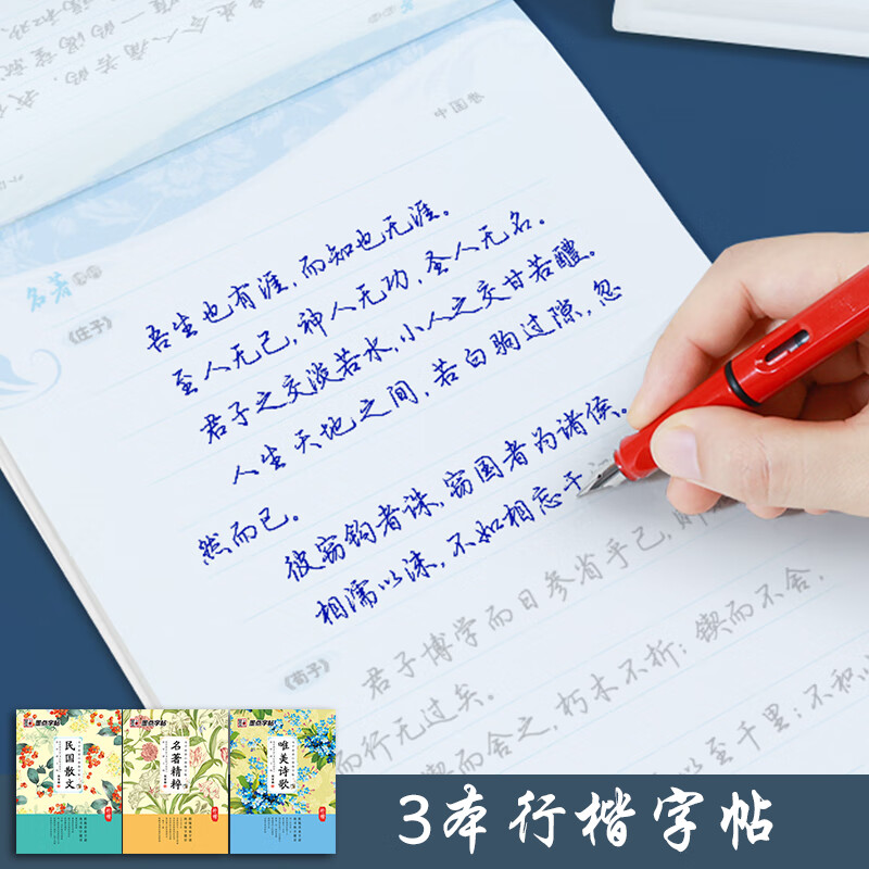 荆霄鹏行楷书字帖练字大学生高中生初中生墨点初学者行楷字帖女生男生