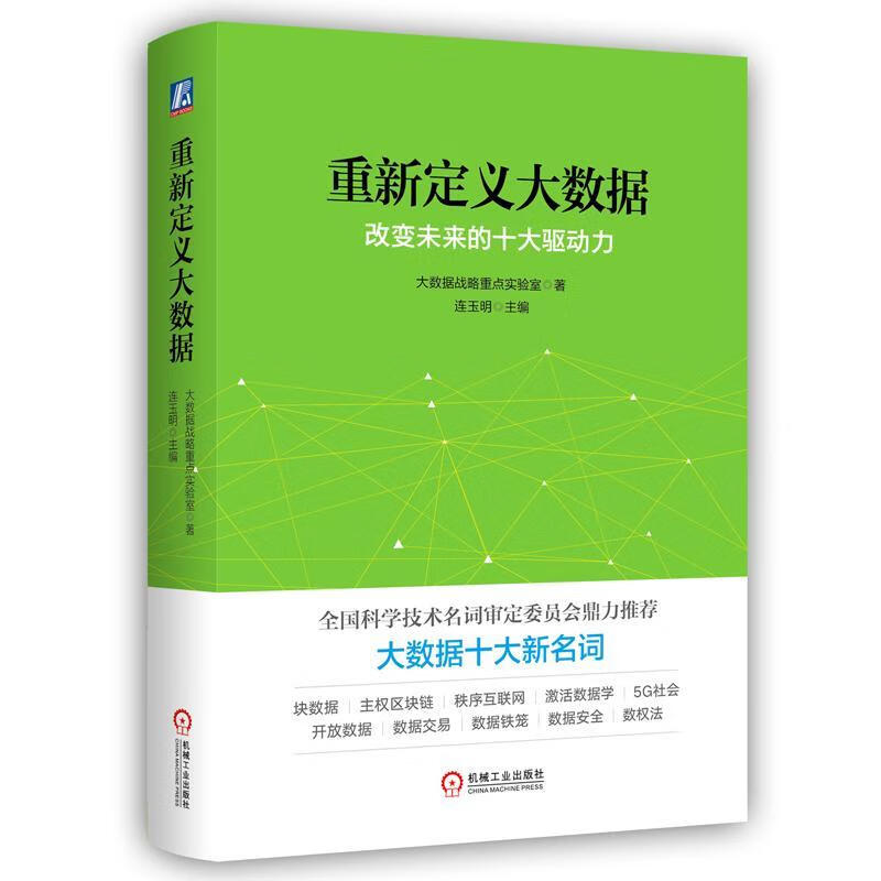 重新定义大数据大数据战略*实验室机械工业出版社9787111566366 经济书籍