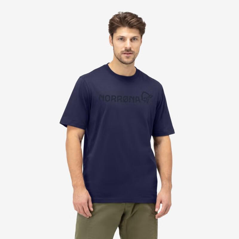 norrona挪威品牌/29 cotton norrona viking男子户外t恤圆领短袖上衣