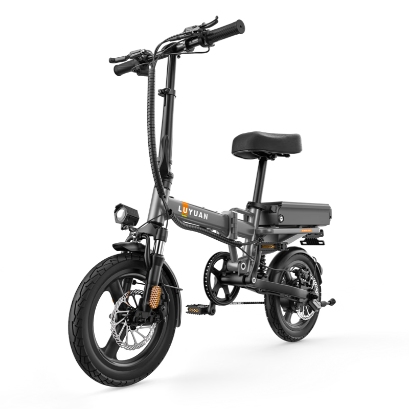 绿源折叠电动车电动自行车 代驾外卖 超长续航轻便折叠铝合金车架 tcq