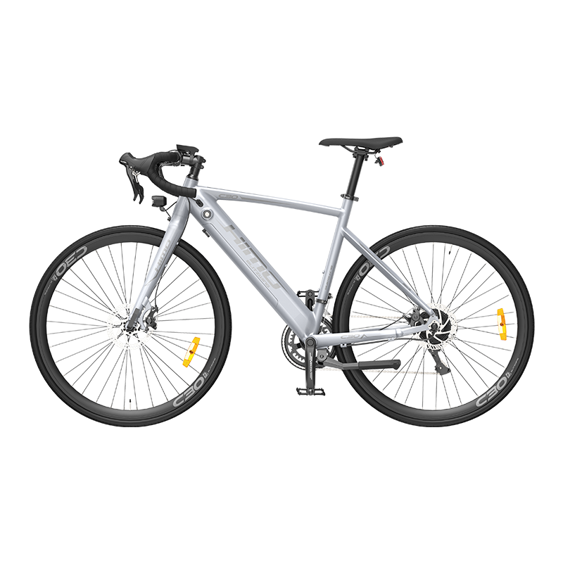 喜摩（HIMO）电助力自行车电动公路车弯把禧玛诺套件成人自行车C30S银色