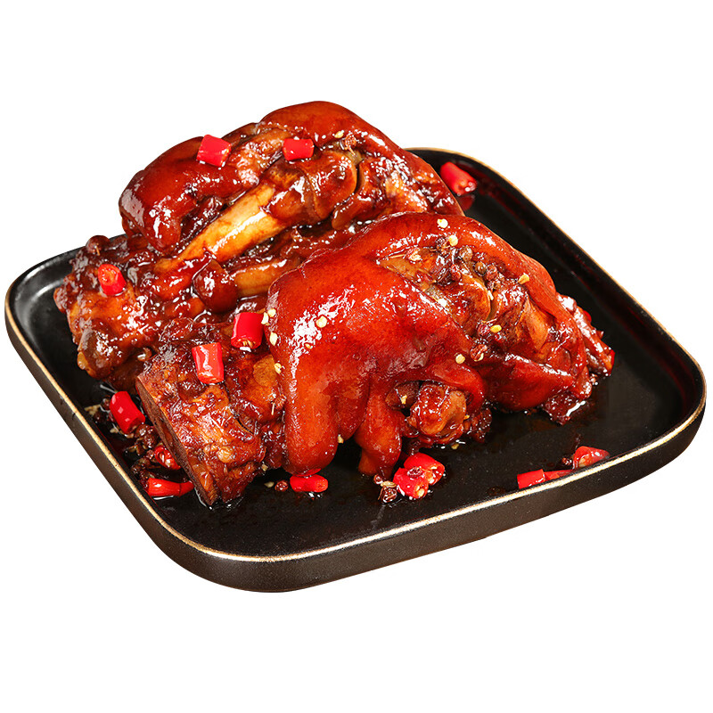 西云珍坊麻辣大猪蹄子四川风味香辣猪脚即食辣猪手卤猪蹄真空烤烧下酒