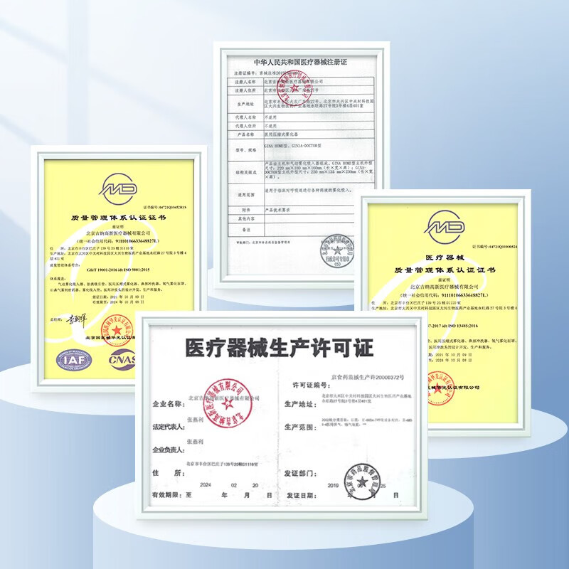 吉纳(GINA)医用雾化机doctor家用儿童化痰清肺止咳雾化器家用成人鼻炎肺炎雾化吸入器空气压缩式雾化仪面罩