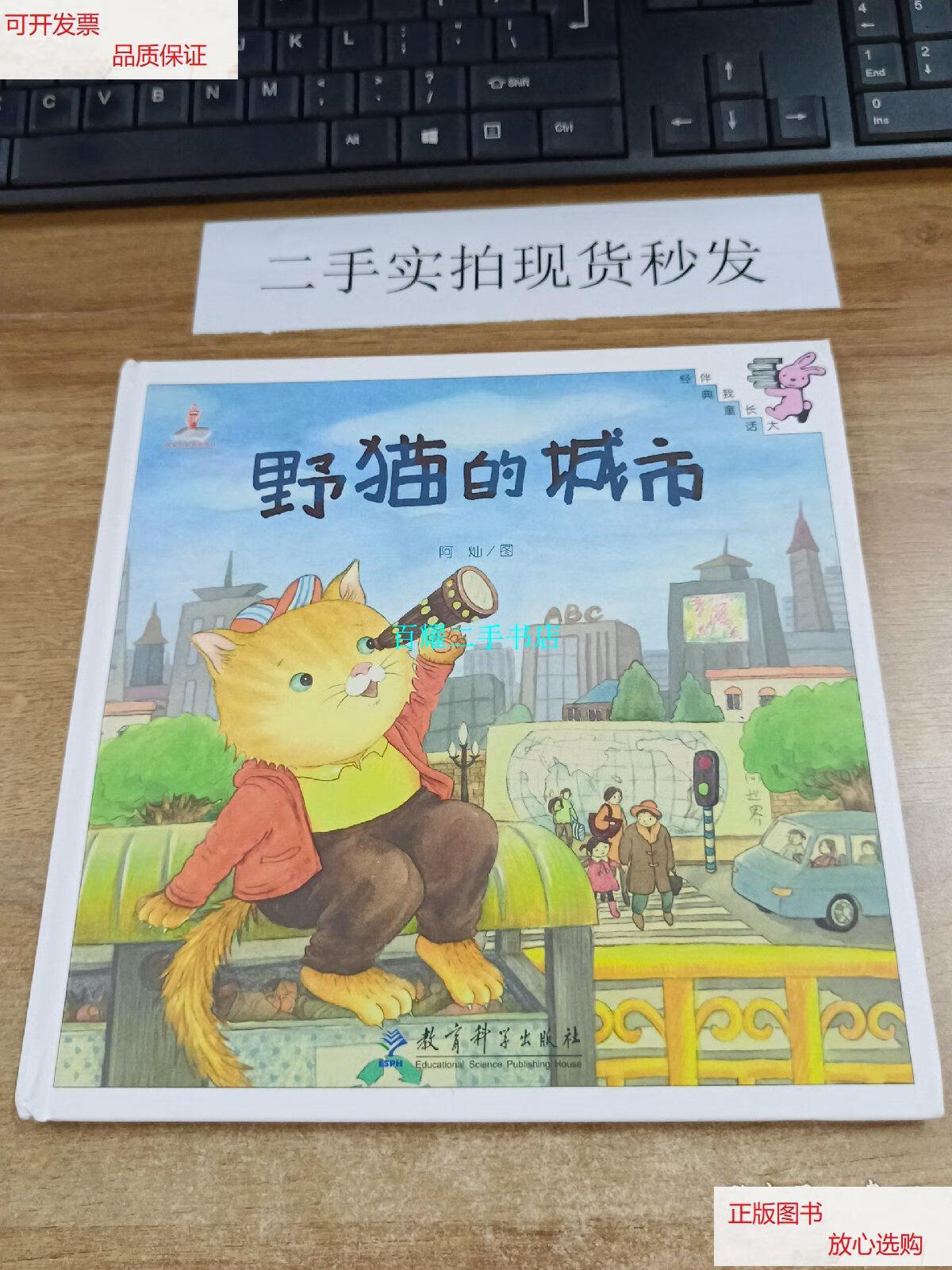 【二手9成新】伴我长大经典童话:野猫的城市 /阿灿 教育科学出版社