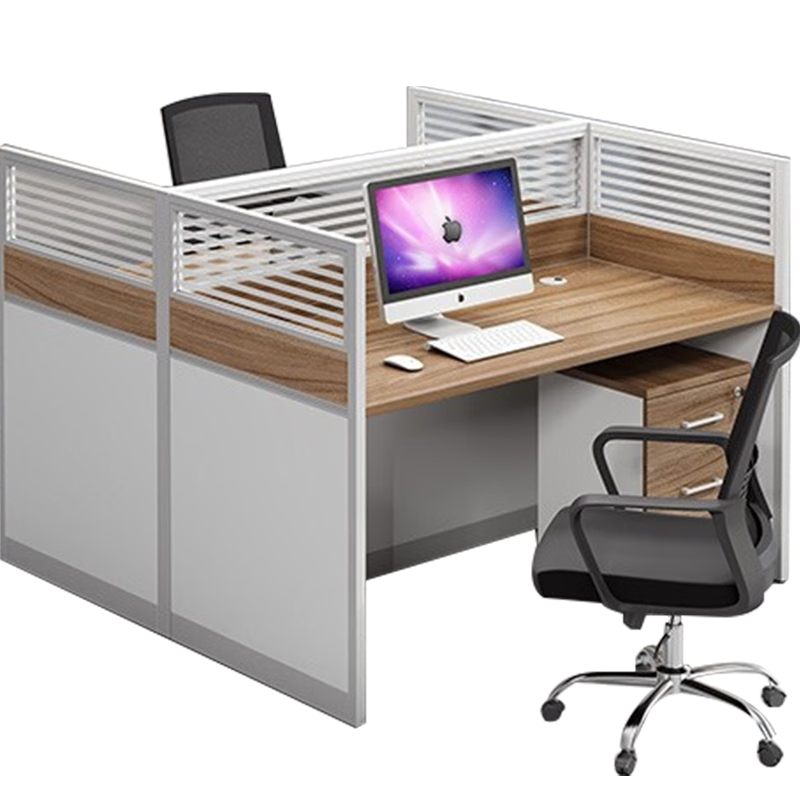 中伟职员办公桌椅组合现代简约屏风卡座工位电脑桌一字型单人位可定制