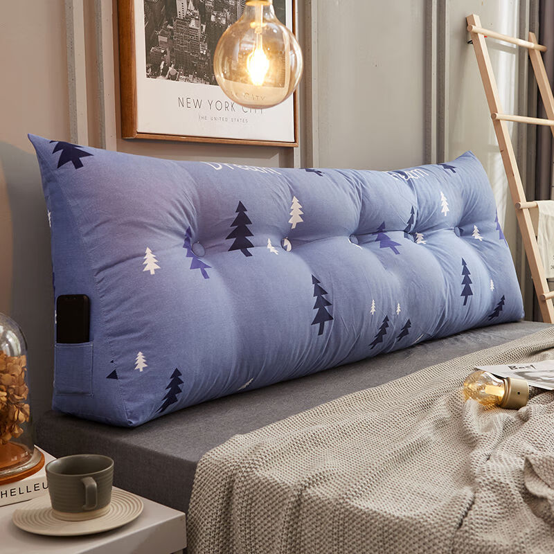 魅若丝床头靠垫大靠背沙发长靠枕床上榻榻米软包可拆洗床头板靠背垫